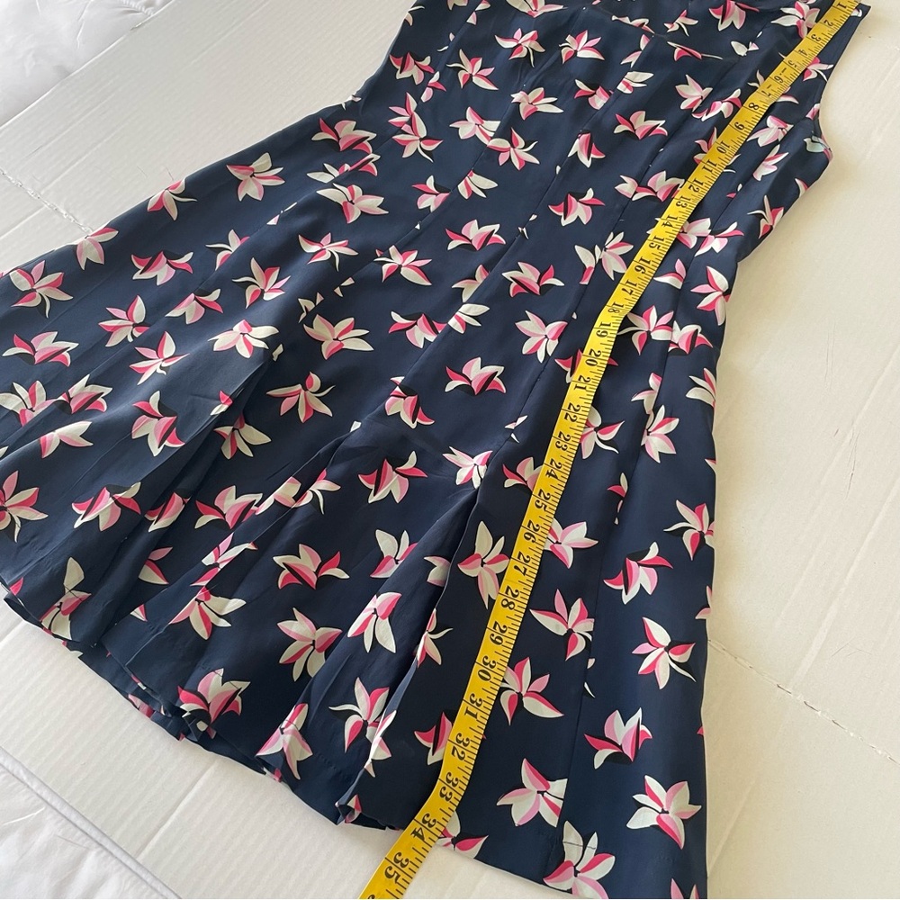 Joie Medina Navy and Pink Tropical Floral Mini Dress - Picture 8 of 10